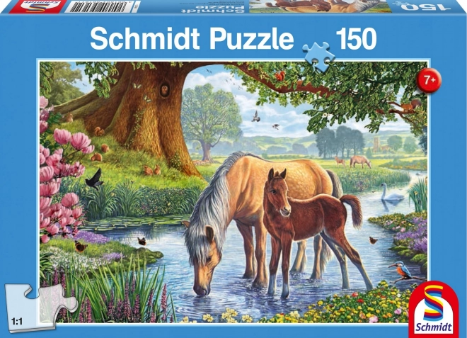 Schmidt Puzzle Horses in the River