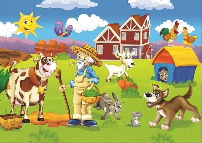 Art Puzzle Happy Farmer Puzzle Set