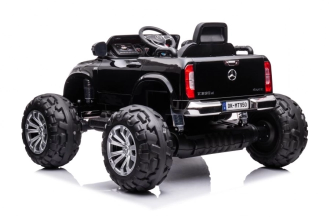 Battery-Powered Mercedes 4x4 Kids Car in Black