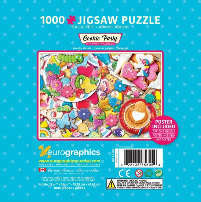 Eurographics Cookie Celebration Puzzle Tin 1000 Pieces