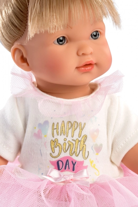 Realistic Doll with Full Vinyl Body - 28 cm