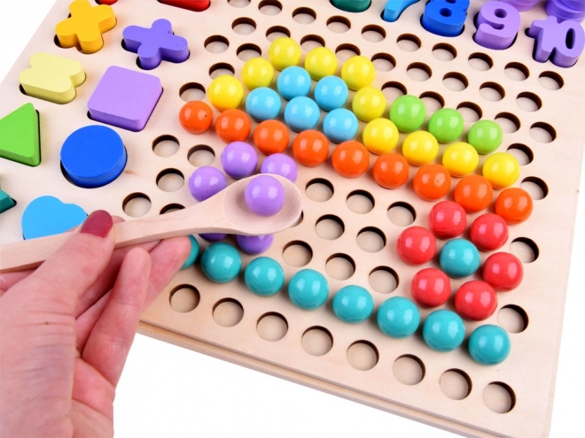 Wooden Counting Learning Puzzle Set