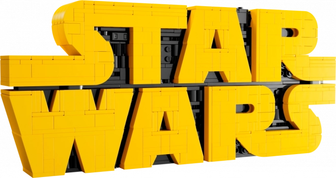 Lego Star Wars Logo from Bricks