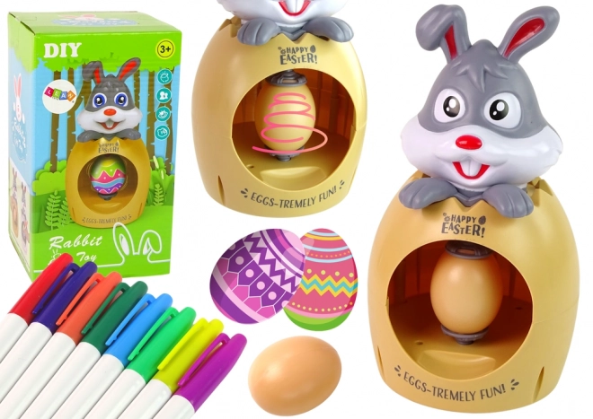 Easter Egg Painting Set with Bunny Holder