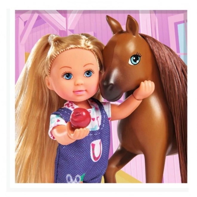 Evička the Vet Doll with Welcome Horse