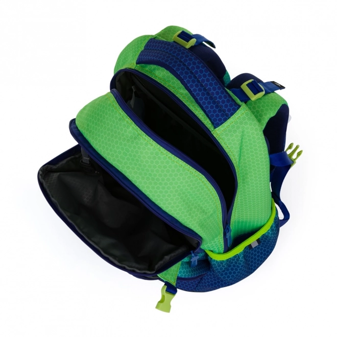 School Backpack OXY Ombre Blue-Green