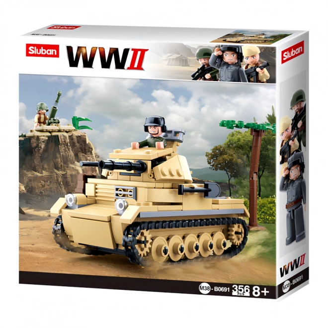 Sluban WWII German Tank Panzer II