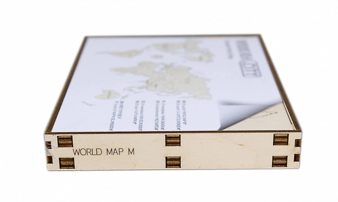 Wooden 3D World Map Puzzle