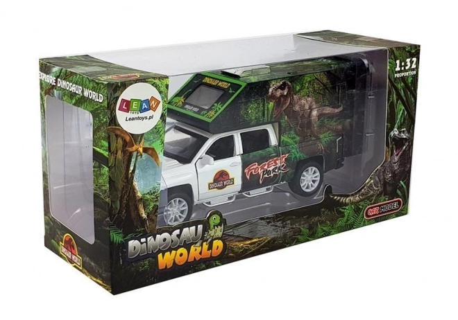 Camper with Dinosaurs