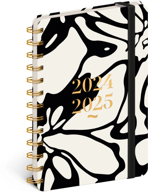 Notique Spiral 18-Month Diary Abstract 2024/2025