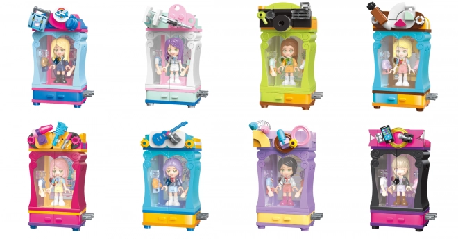 Qman UNA Series Wardrobe Set with Doll Figurine