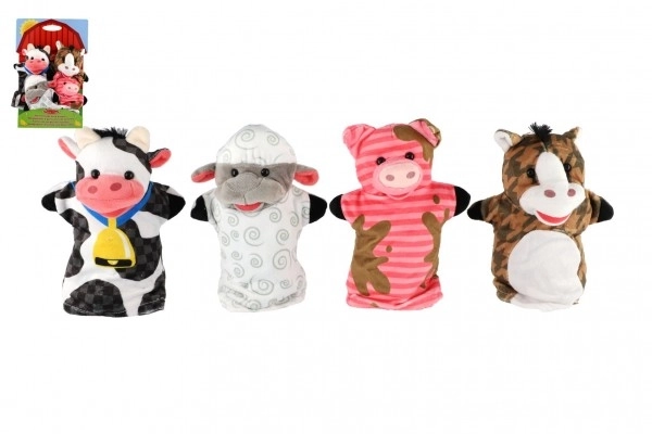 Farm Hand Puppets Set of 4