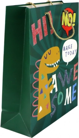 Sturdy paper bag with cord handles