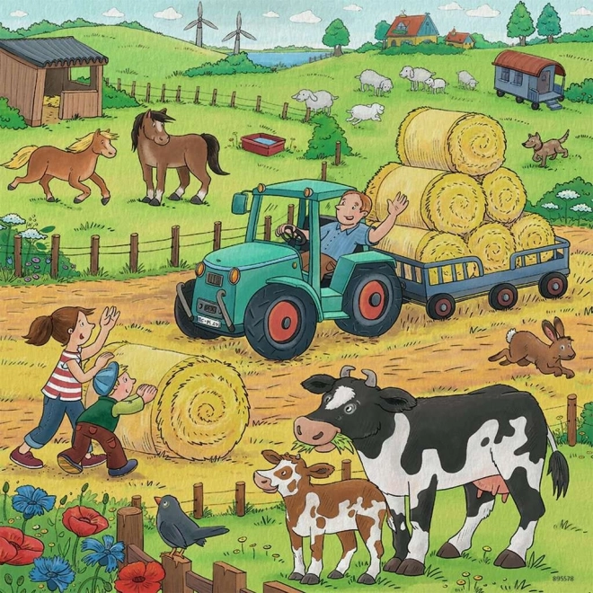 Ravensburger On the Farm Puzzle Set