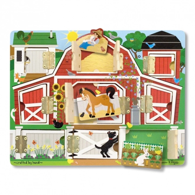 Melissa and Doug Barnyard Hide and Seek Puzzle