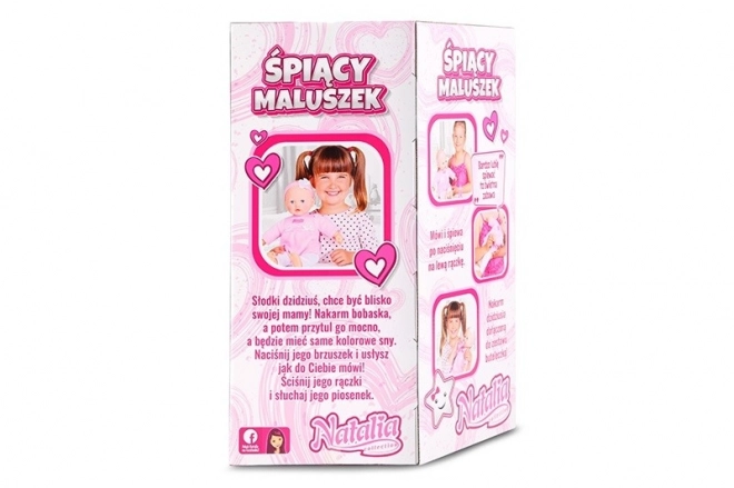 Doll Natalia Sleepy Baby 38cm