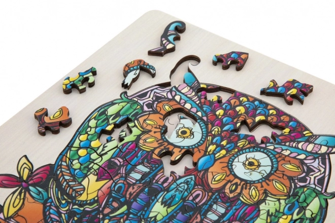 Animal and Object Shaped Owl Puzzle