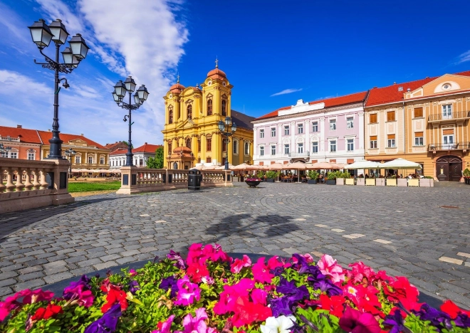 Union Square Timisoara Romania 1000 Piece Puzzle