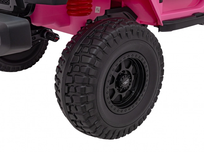 Detské terénne auto Off-Road červené – Ružová