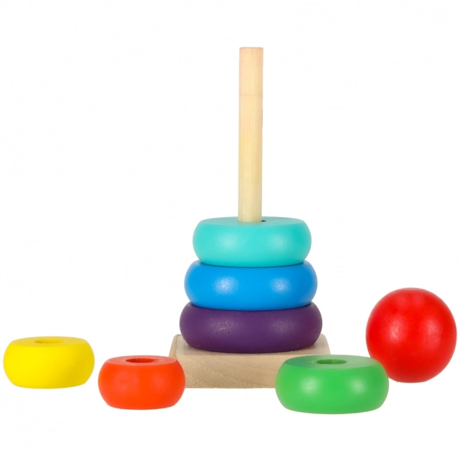 Colorful Wooden Stacking Tower