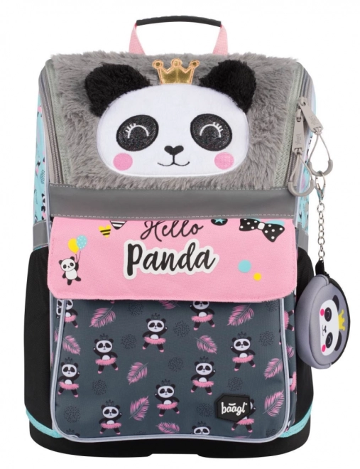 Baagl School Backpack Zippy Panda