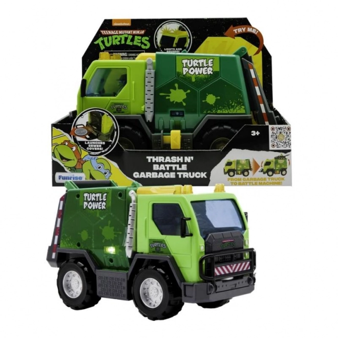 Ninja Turtles Battle Garbage Truck