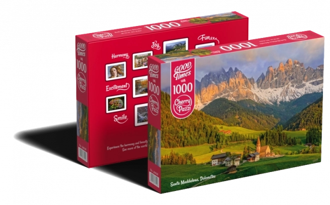 Santa Maddalena Dolomites 1000 Piece Puzzle