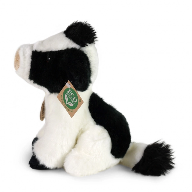 Sitting Plush Cow Eco Friendly