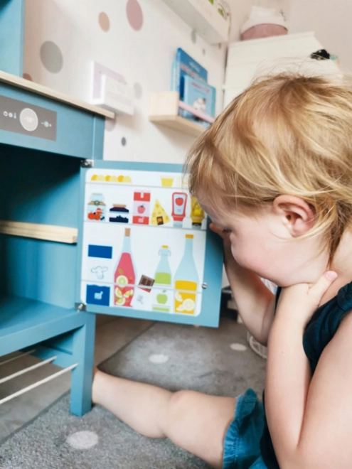 Wooden Play Kitchen Set Tasty