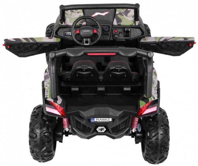 Dětský kočárek SuperStar Moro + pohon 4x4 + dálkové ovládání + zavazadlový prostor + MP3 LED + zámek dveří