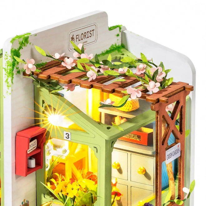 Robotime Rolife Spring Flower Meeting DIY Miniature House