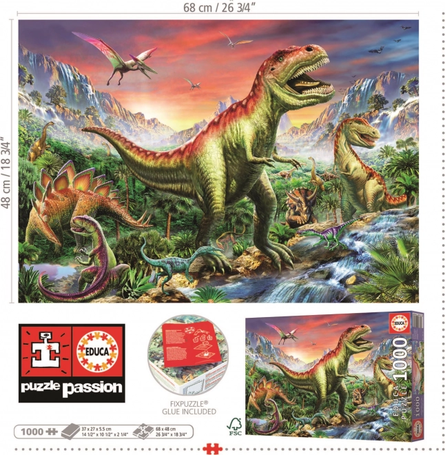 Educa Jurassic Forest 1000 Piece Puzzle