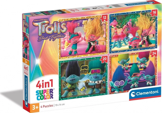 Clementoni Trolls Progressive Puzzle Set