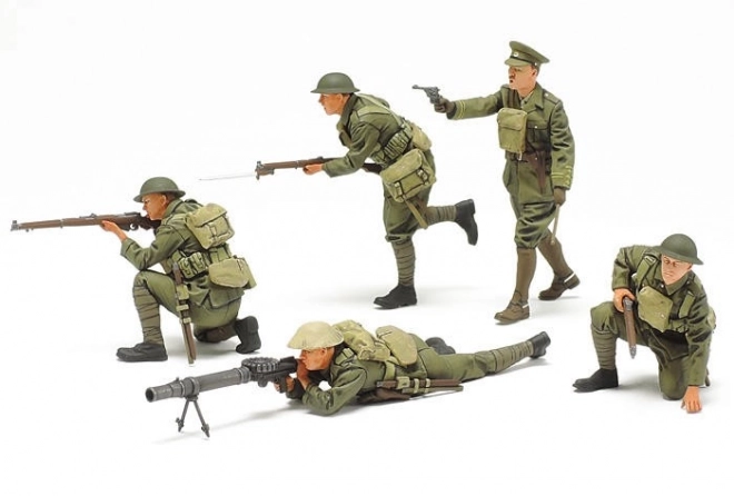 Plastic Model British Infantry from World War I