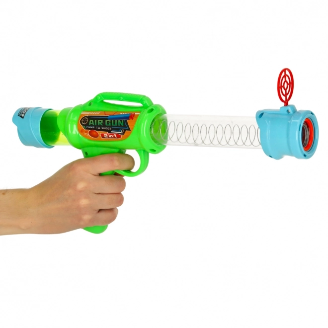 2-in-1 Toy Gun with Foam Bullets