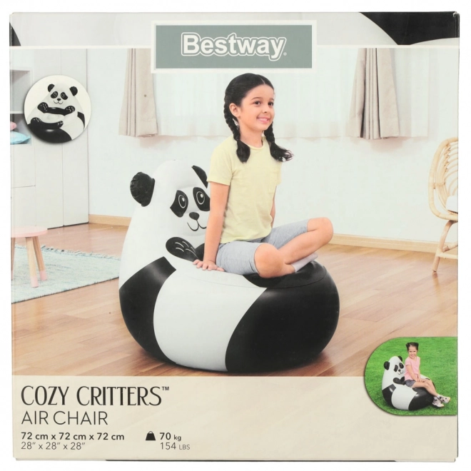 Inflatable Panda Kids Bean Bag Chair