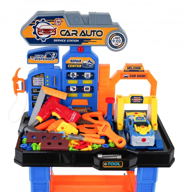 Interactive 4-in-1 Car Workshop for Kids