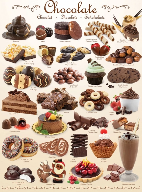 Eurographics Chocolate Puzzle 1000 Pieces