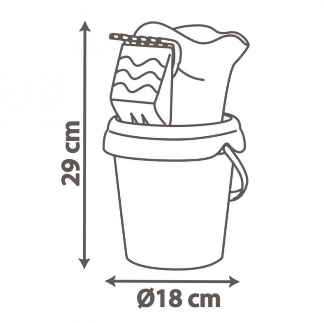 Bucket Stitch with Watering Can and Accessories