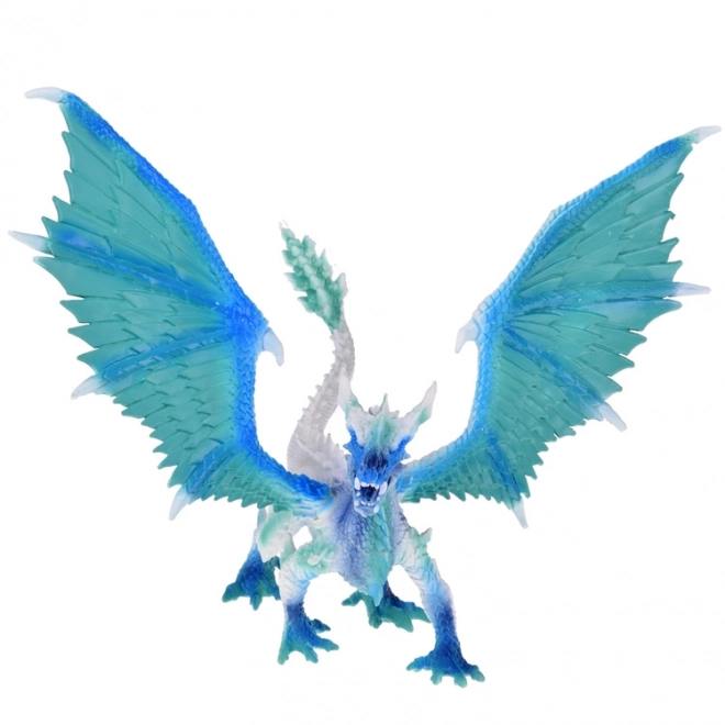 Ice Dragon Figure with Movable Wings