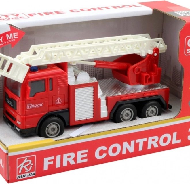 Fire Truck with Inertia and Sound Effects