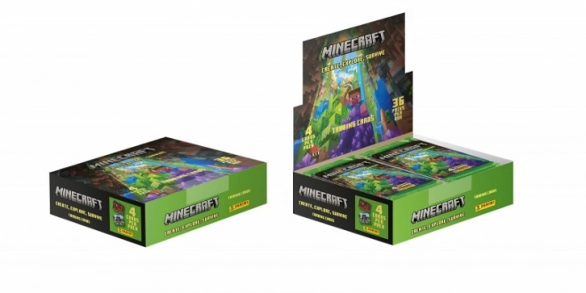 Minecraft Trading Cards Series 3 Display