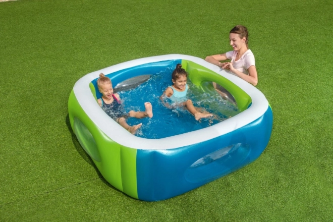 Inflatable Children's Pool with View Windows