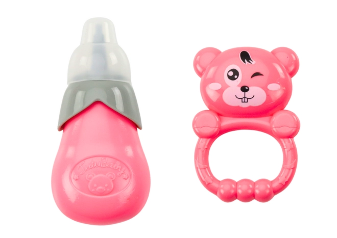 Baby Bottle and Rattle Included