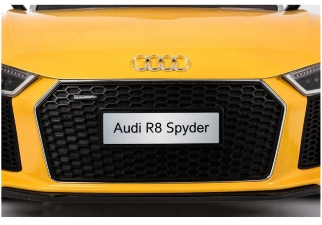 Electric Yellow Audi R8 Spyder for Kids