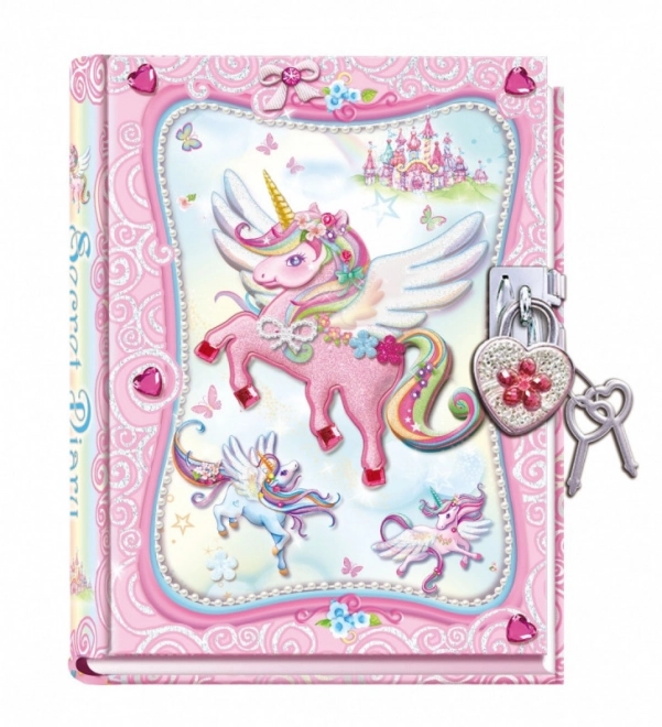 Unicorn Diary with Lock