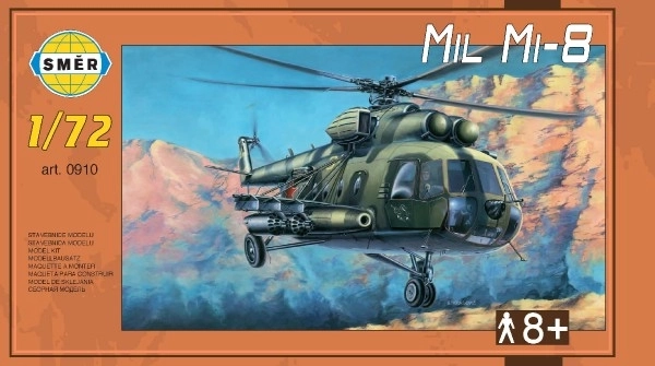 Realistic Model Helicopter Mil Mi-8 1:72