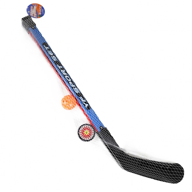 Hockey Sticks with Ball and Puck