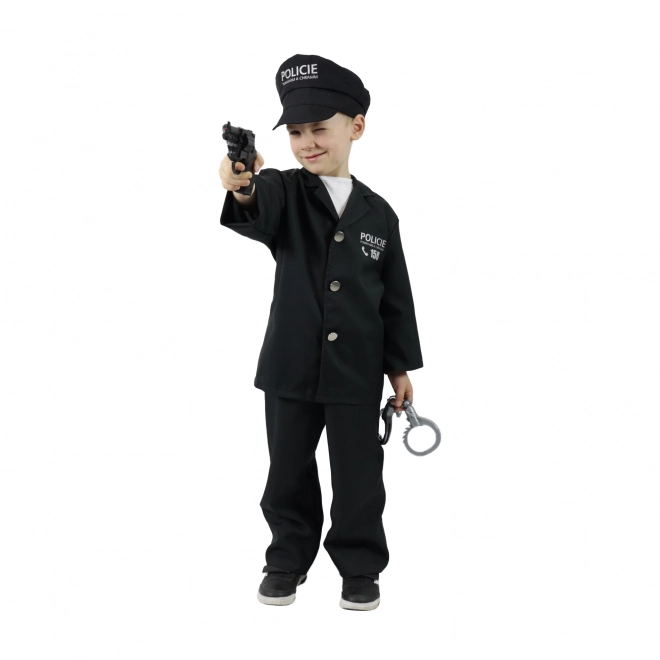 Children's Police Officer Costume with Cap