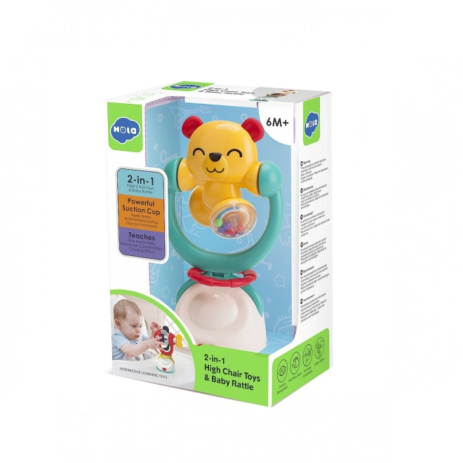 Bear Rattle with Suction Base